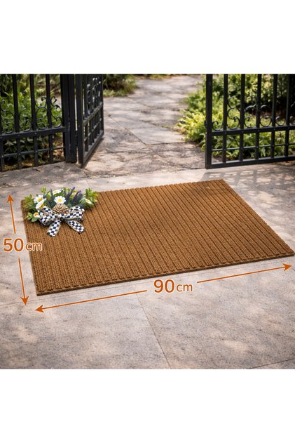 Özel Kesim Kaymaz Kauçuk Taban Kapı Önü Paspası 50*100 cm