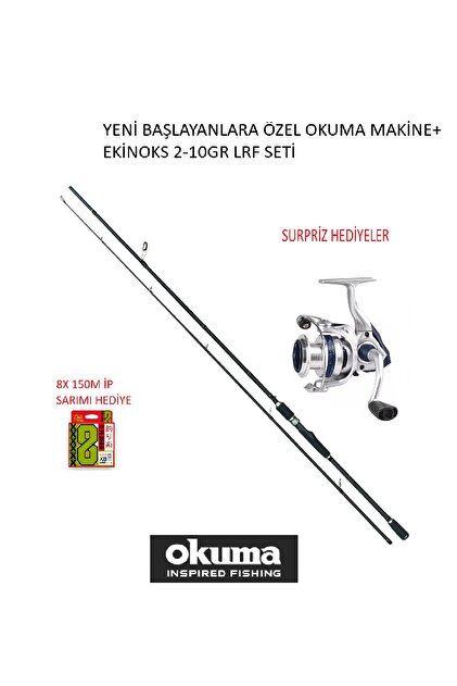 Okuma Outrax OR-1000 SGA 1+1BB Olta Makinesi+Ekinoks 210 cm 2-10