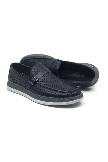 100% Genuine Leather Orthopedic Men's Comfortable Summer Moccasin Perforated Shoes New Season 40-44