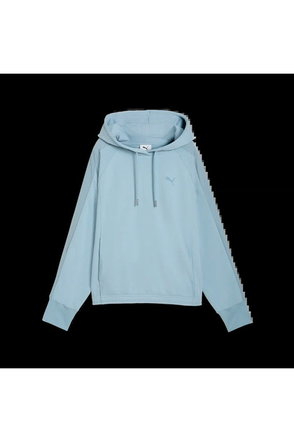 HER Oversized Hoodie Mavi Kadın Sweatshirt