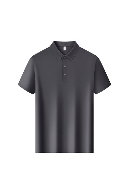 Arw86242 Seri̇ntutan--High Quality Snap Fastener Polyamide Polo Collar Tshirt
