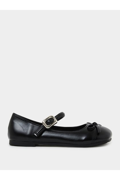 Teen Girls Bow Detail School Shoes