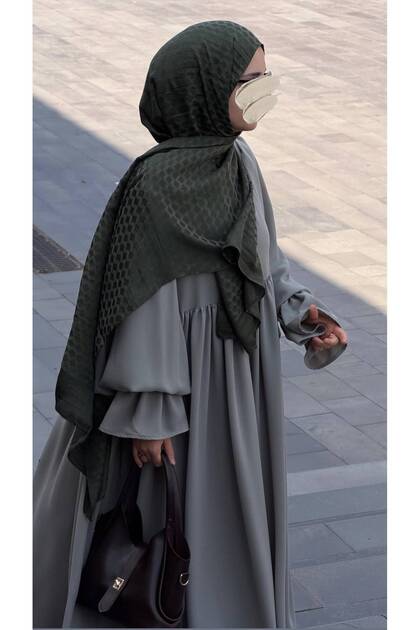 Premium Cotton Jacquard Shawl-Khaki