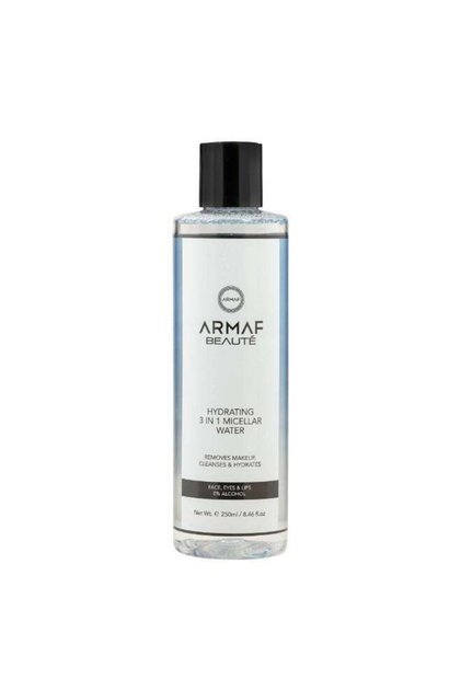 Hydrating 3-in-1 Micellar Water Makeup Remover, Deep Cleansing & Hydrating Facial Cleanser for Face, Eyes & Lips - All Skin Types, 250ml