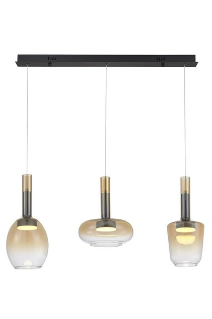 AV-7017-8126-3YM-BAL Füme Boya Modern Avize LED Metal Cam H: 90 cm, Ø: 35 cm