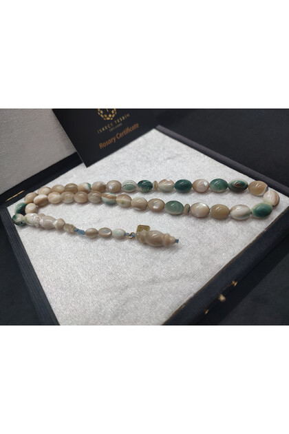 Not Anywhere Else! İskeçeli Cemil Usta Eseri Bali Blue Sea Snail Fossil 55.10 Gr. Certified 100
