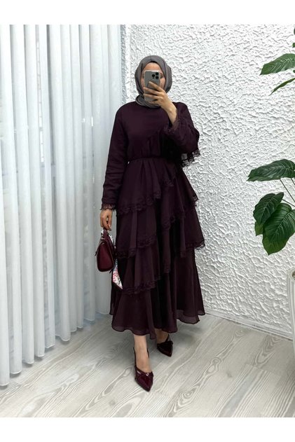 SERENAY DANTELLİ ELBİSE