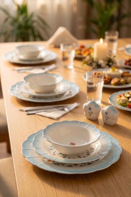 Muse 6 Kişilik 29 Parça Porselen Yemek Takımı
