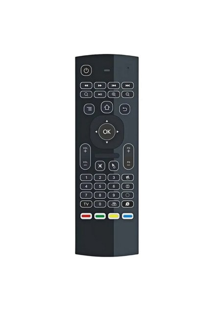 With Mic and Backlit 2.4GHz MX3 Air Mouse Wireless Mini Keyboard Voice Backlit Controller IR Learnin