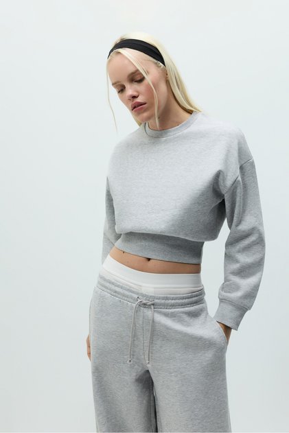 Büzgülü sweatshirt