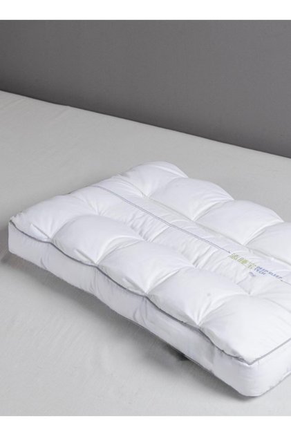 مخدة فندقية – وسادة INREST Royal Blanche – حشوة ناعمة – غطاء 100% قطن – تصميم دعم ثلاثي المناطق