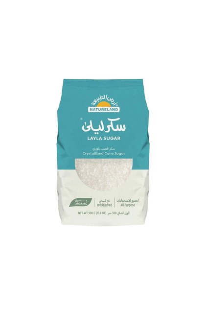 Sugar Leila Sugar Cane Crystal Sugar Land of Nature 500g