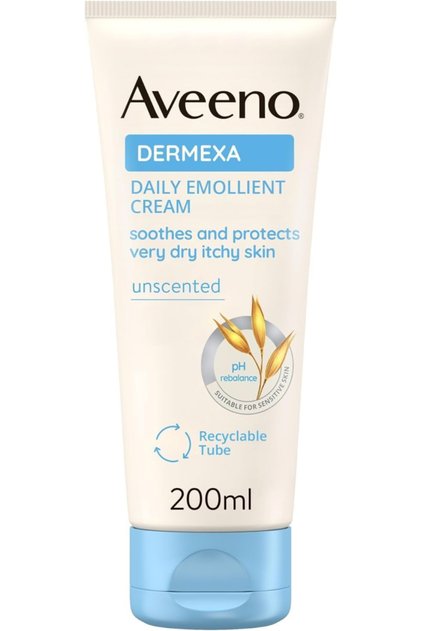 Emollient Cream Dermexa To Soothe, Moisturise and Maintain Hydration for The Very Dry Skins 200Ml
