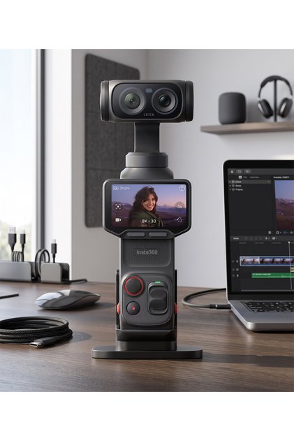 insta360 Luna Ultra Uyumlu Kamera Tutucu Stand Ergonomik Tasarım