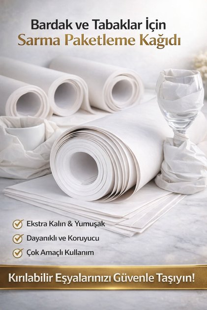 Premium 40X60 cm Cup Packaging Paper 100 Pieces |   Cups and Fragile Goods Packaging Paper