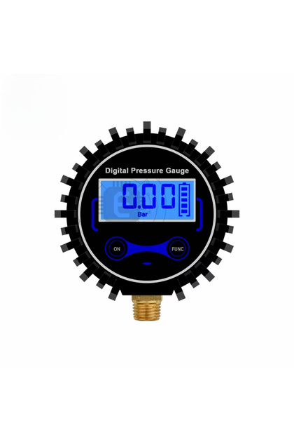مقياس ضغط هواء الإطارات الرقمي بشاشة LCD مع إضاءة LED، يقيس الضغط من 0 إلى 200 رطل لكل بوصة مربعة، متوفر بنسختين: مع إضاءة LED وبدونها.