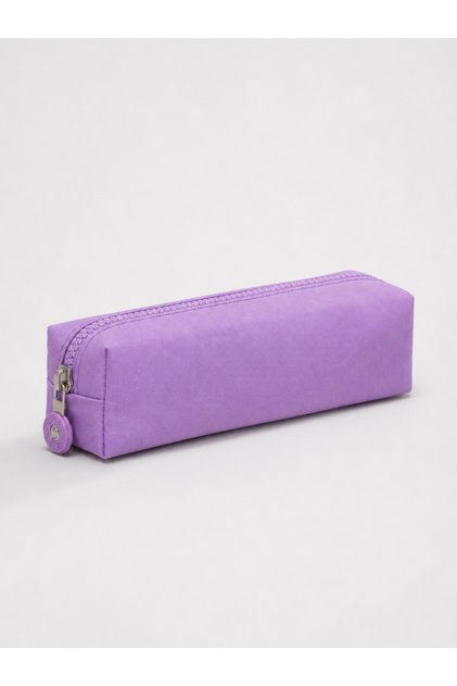 01106 Lilac Waterproof Crinkle Fabric Single Compartment Pen Holder Pencil Case
