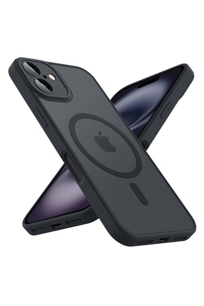 iphone 11 black Luxury Magnetic Matte Translucent Case For iPhone 11 12 13 14 15 16 Plus 16E 17E 17