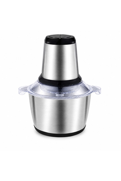 Tocător electric multifuncțional 1000W, vas inox 2L, 4 lame inox, 2 viteze, carne și legume