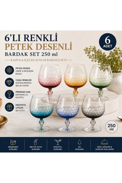 PETEK DOKULU BARDAK 250 ML