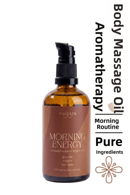 Morning Energy - Aromatherapeutic Body Massage Oil for Morning Routine (100 ml)
