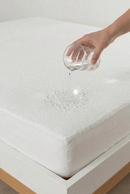 Cotton Collection Çift Kişilik Sıvı Geçirmez Yatak Alez 140x200 cm Byz