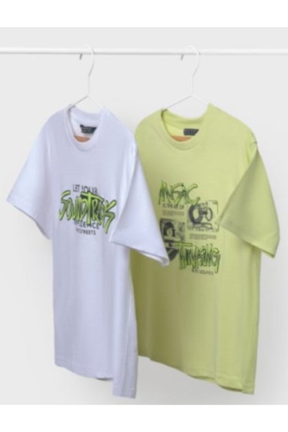 تي شيرت رجالي شبابي 6018 NEGRO-BCO مكون من قطعتين GKM0397