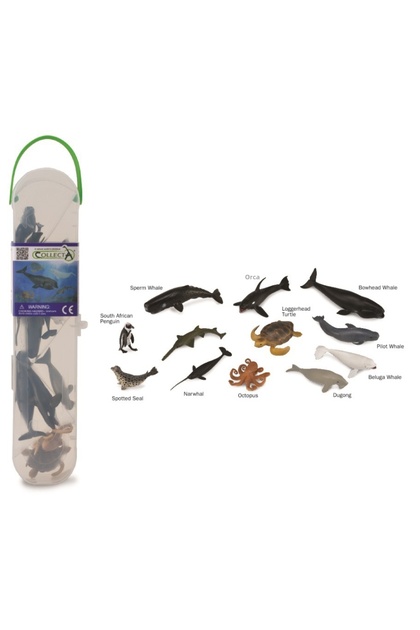 Cutie cu 12 minifigurine Animale marine Set 2