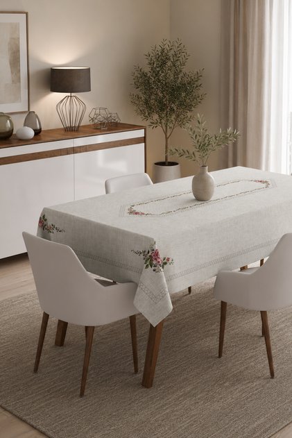 KANAVİÇE DESENLİ MASA ÖRTÜSÜ
