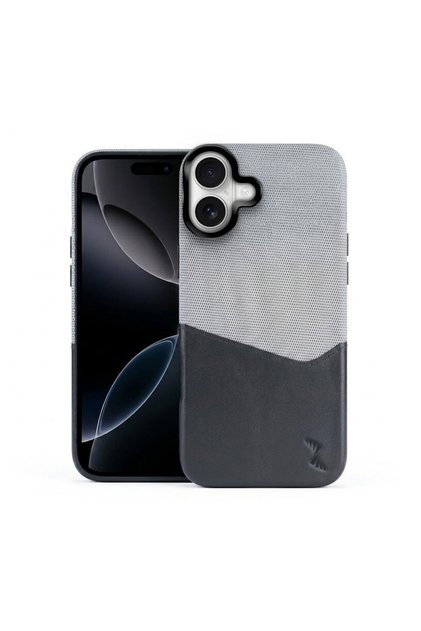 Apple iPhone 17 Compatible Case Zeyra M-Safe Leather Case with Card Holder Black