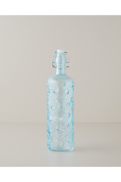 Corin Cam Şişe 1000 ml Turkuaz