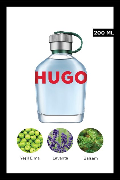 Hugo Man Green EDT 200 ml Erkek Parfüm