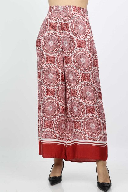 Wide-Leg Long Pants