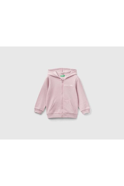 Girls Zip Long-Sleeve Hoodie