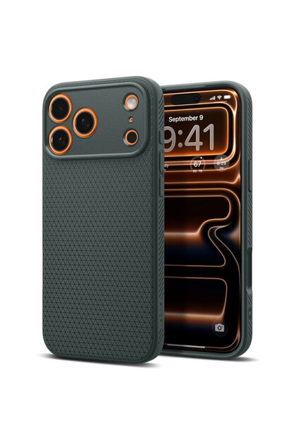 Husa pentru iPhone 17 Pro Max - Liquid Air - Abyss Green