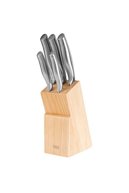 SET 5 CUTITE ÎN BLOC DE LEMN