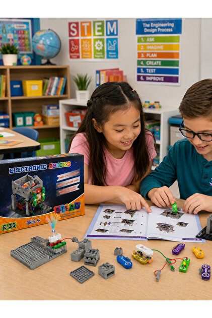 ELECTROCUTICA 13枚 セット Zet Zeka Electronic Bricks Kit Eğlenceli ve Öğretici Elektronik
