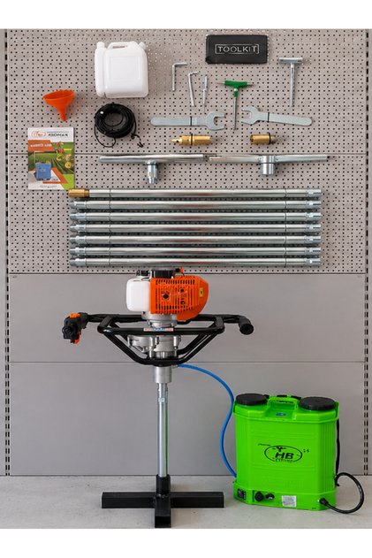 KAROT VE EL SONDAJ MAKİNESİ PROFESYONEL 3,5HP 5MT SET
