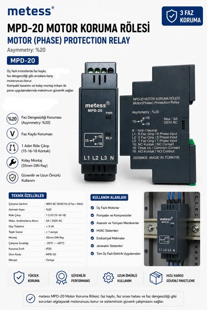 Mpd-20 Motor Koruma Rölesi