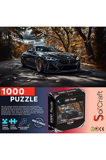 Soi Craft 1000 Parça Puzzle Black Bmw #6567 - Fiyatı, Yorumları