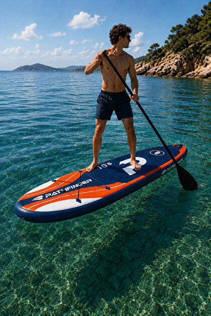 HAK İŞ OYUNCAK 325x76x15 cm Şişme SUP Paddle Board Seti – 155 kg