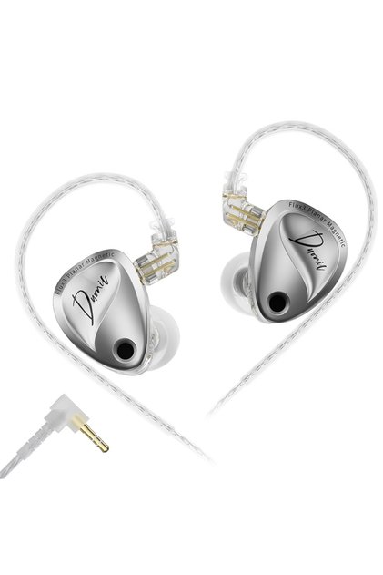 Duonic 3.5 NOMIC KZ Duonic HIFI IEMs Triple-Magnetic Planar Driver 4-Tuning Wired Earphones with HD