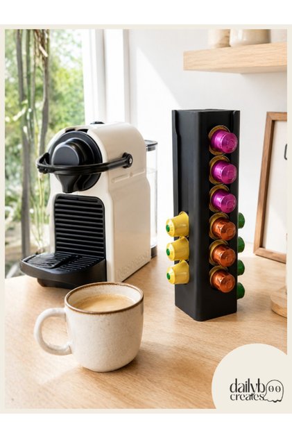 Kapsül Kahve Standı-Nespresso Kapsül Düzenleyici-20-24 Kapsül Mutfak Düzenleyici-Kapsül Tutucu