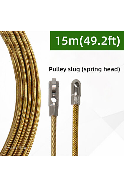 15M (49.2ft) Universal Wire Lead Threading Device Tool 5/10/15/20m Rope Pulling Device for Electrici