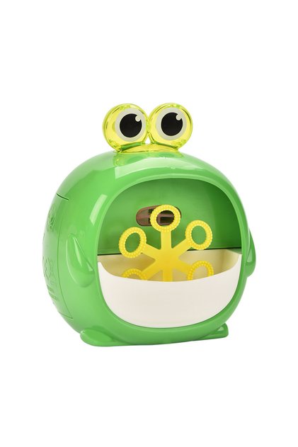 Frog New Funny Bubble Machin Cartoon Dinosaur Frog Animal Magic Soap Water Bubble Blower Handheld Ch