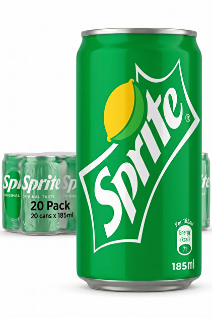 Bautura racoritoare carbogazoasa, 20x185ml, aromă de Lime si Lamaie