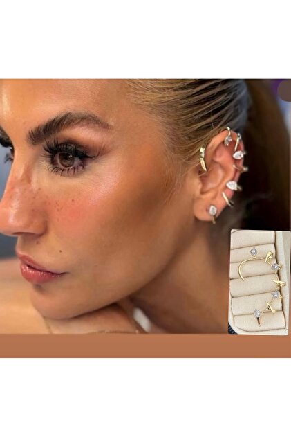 Çağla Şikel earcuff kıkırdak küpe