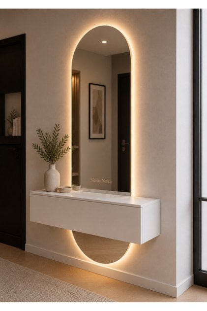 Beyaz Dresuar 80 cm - Aynasız - Hol - Antre