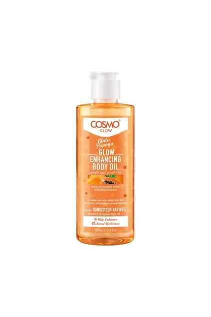 Cosmo Glow Gluta Papaya Glow Enhancing Body Oil 200ml