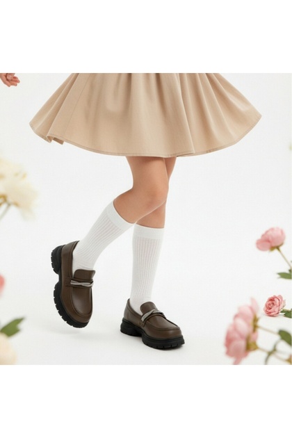 Pantofi casual pentru fete, pantofi versatili cu aplicații ștrasuri decorative, XA-34